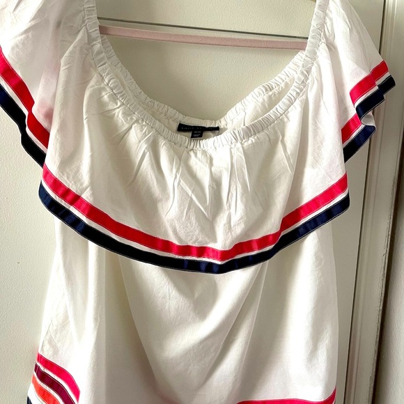 NEW Lane Bryant Blouse Red - Picture 3 of 6